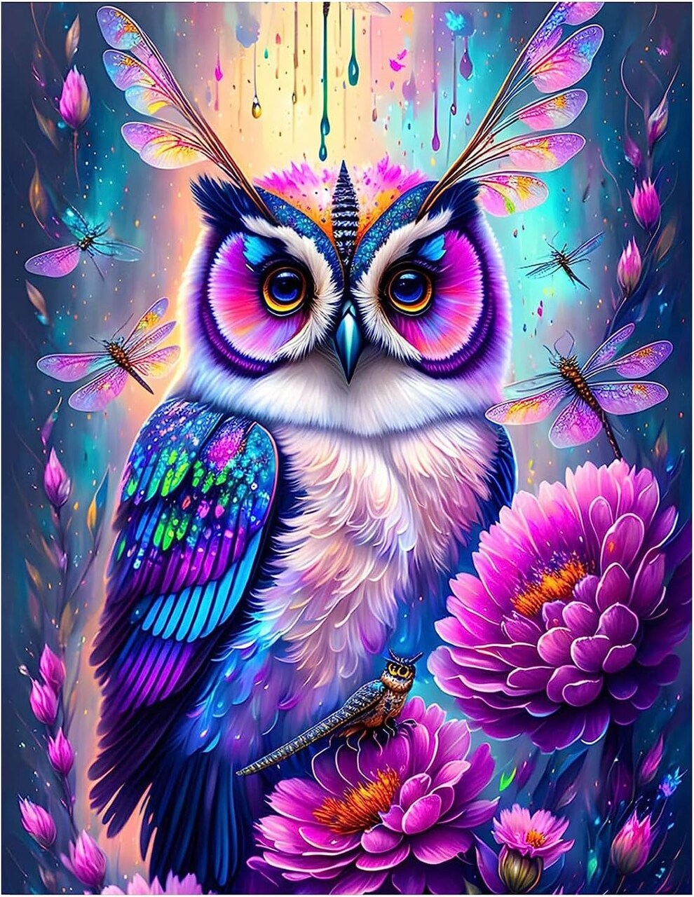 Diamond Painting Kits for Adults - Owl 5D DIY Diamond Art Kits